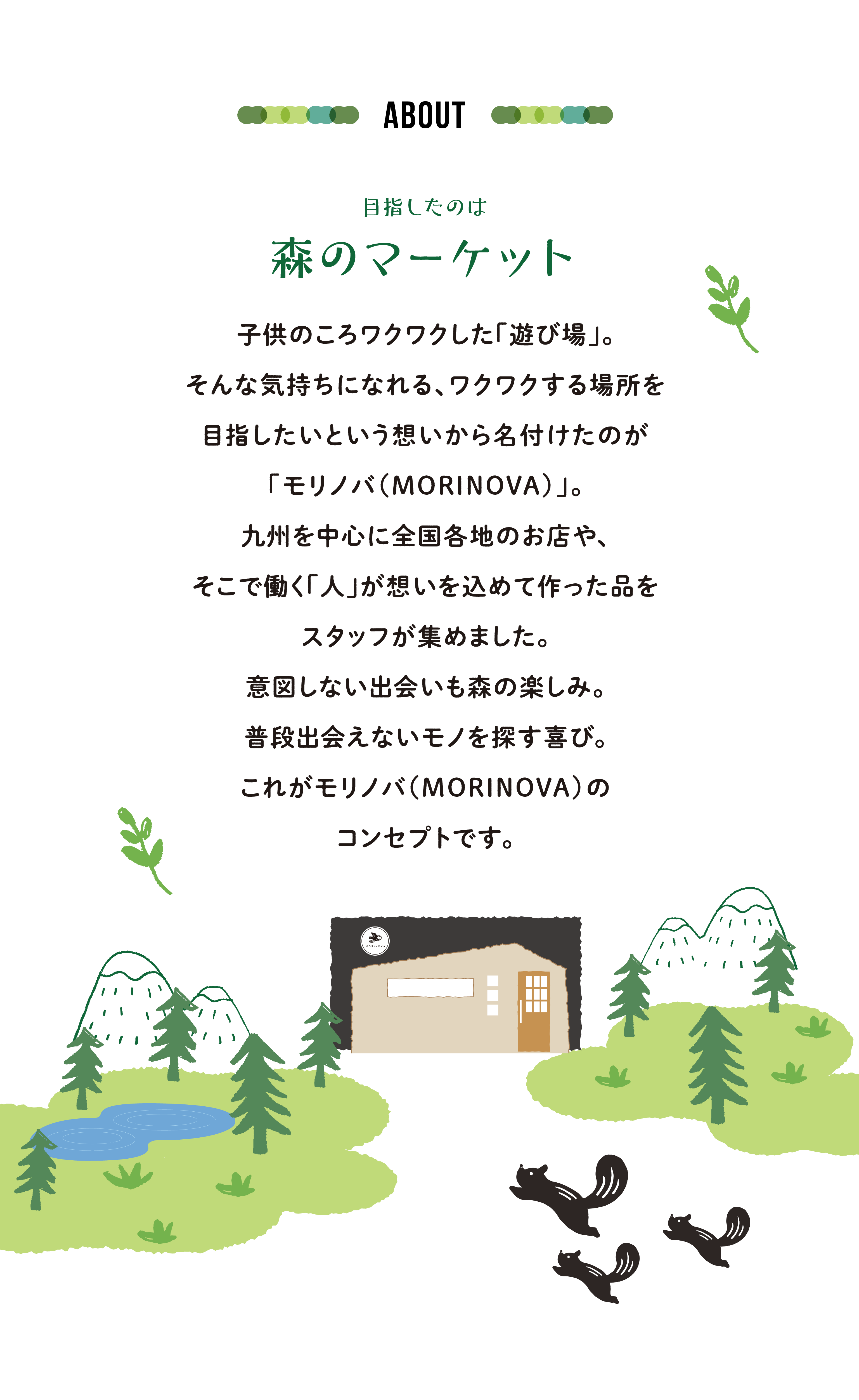 森のマーケット